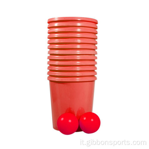 Giochi da giardino Giant Yard Pong con secchi resistenti